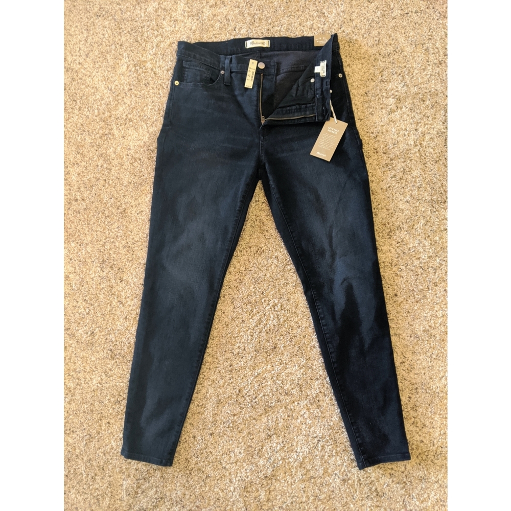 NWT Madewell high rise dark wash skinny jeans